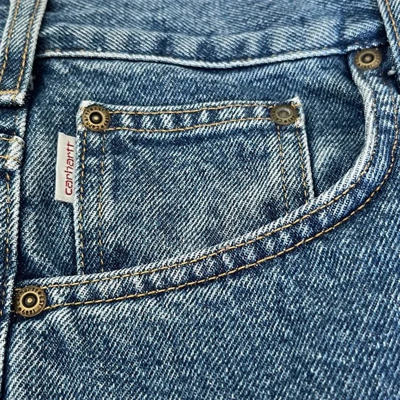 EUC CARHARTT Fleece Lined Jeans - Picture 5 of 12